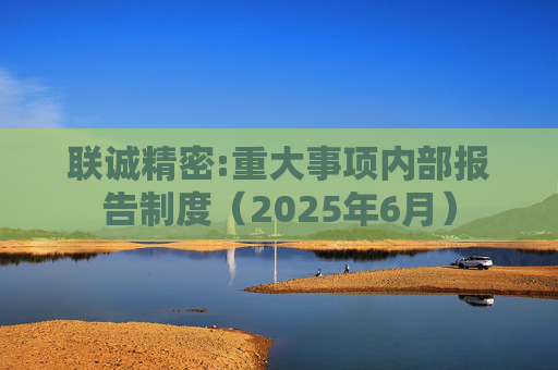 联诚精密:重大事项内部报告制度（2025年6月）