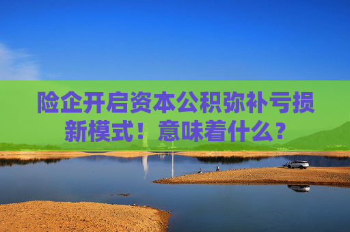 险企开启资本公积弥补亏损新模式！意味着什么？