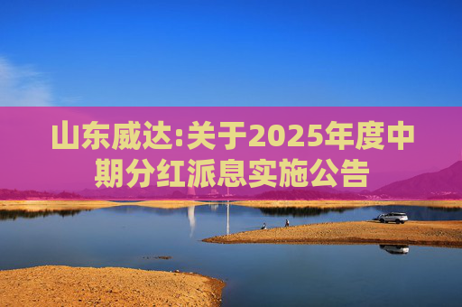 山东威达:关于2025年度中期分红派息实施公告