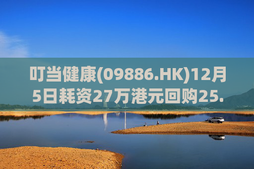 叮当健康(09886.HK)12月5日耗资27万港元回购25.5万股  第1张