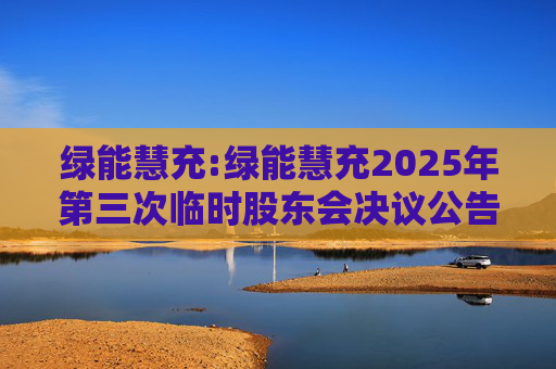 绿能慧充:绿能慧充2025年第三次临时股东会决议公告
