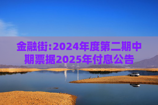 金融街:2024年度第二期中期票据2025年付息公告