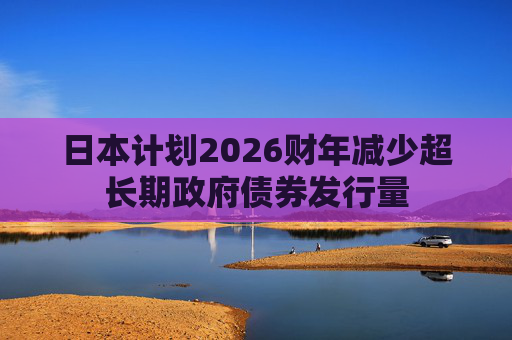 日本计划2026财年减少超长期政府债券发行量