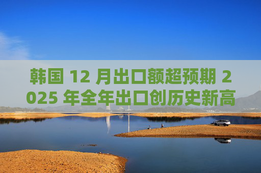 韩国 12 月出口额超预期 2025 年全年出口创历史新高  第1张