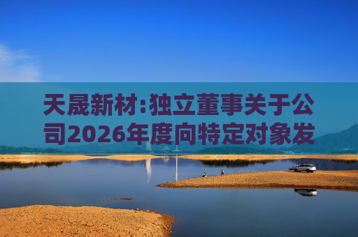天晟新材:独立董事关于公司2026年度向特定对象发行股票方案论证分析报告的专项意见
