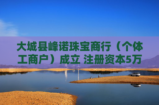 大城县峰诺珠宝商行（个体工商户）成立 注册资本5万人民币  第1张