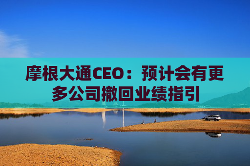 摩根大通CEO：预计会有更多公司撤回业绩指引  第1张