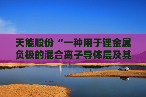 天能股份“一种用于锂金属负极的混合离子导体层及其制备方法和全固态电池”专利获授权