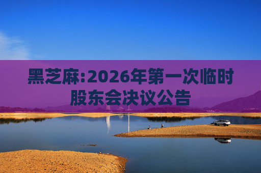 黑芝麻:2026年第一次临时股东会决议公告