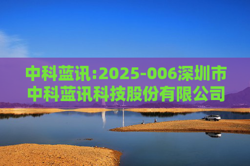 中科蓝讯:2025-006深圳市中科蓝讯科技股份有限公司投资者关系活动记录表