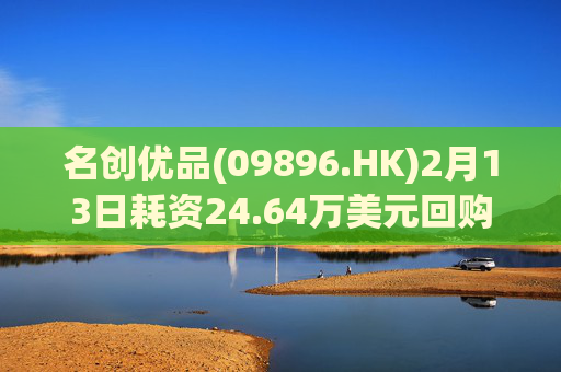 名创优品(09896.HK)2月13日耗资24.64万美元回购5.11万股