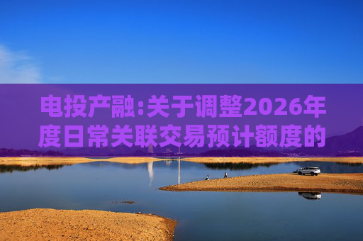 电投产融:关于调整2026年度日常关联交易预计额度的公告