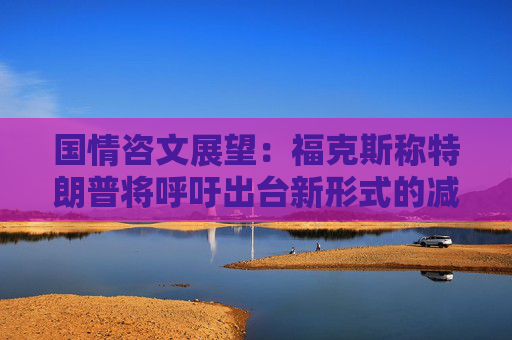 国情咨文展望：福克斯称特朗普将呼吁出台新形式的减税措施