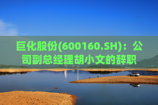 巨化股份(600160.SH)：公司副总经理胡小文的辞职
