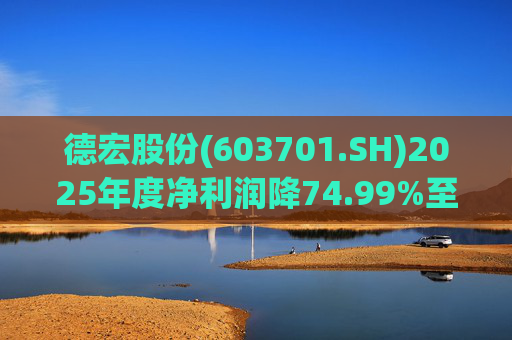 德宏股份(603701.SH)2025年度净利润降74.99%至1153.69万元