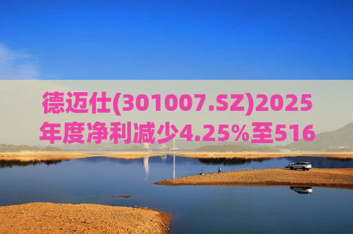 德迈仕(301007.SZ)2025年度净利减少4.25%至5168.45万元  拟10派0.7元