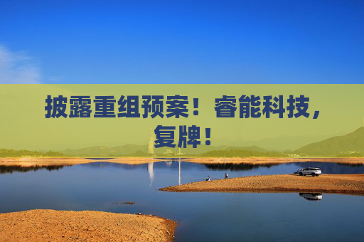 披露重组预案！睿能科技，复牌！