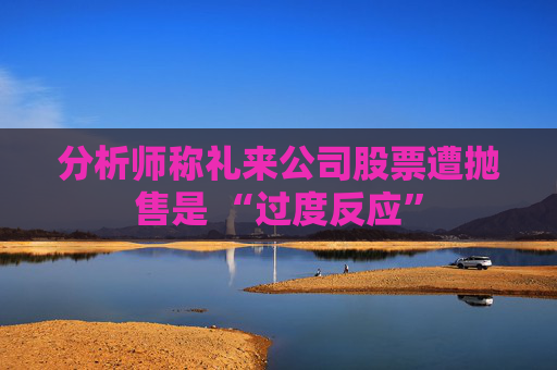 分析师称礼来公司股票遭抛售是 “过度反应” 第1张 分析师称礼来公司股票遭抛售是 “过度反应” 第1张