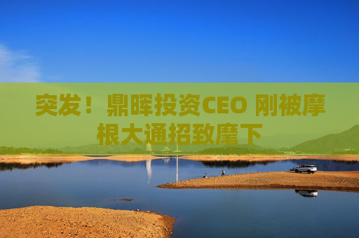 突发！鼎晖投资CEO 刚被摩根大通招致麾下  第1张