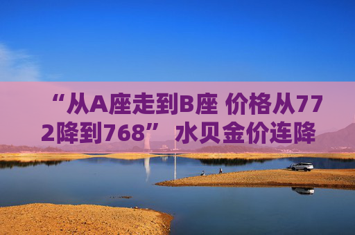 “从A座走到B座 价格从772降到768” 水贝金价连降三日!机构调整预期 第1张 “从A座走到B座 价格从772降到768” 水贝金价连降三日!机构调整预期 第1张