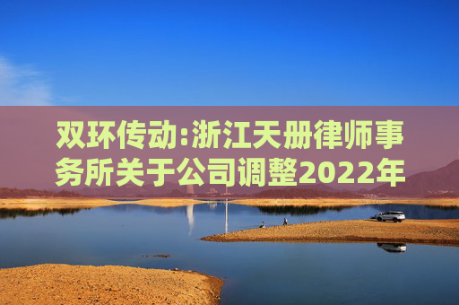 双环传动:浙江天册律师事务所关于公司调整2022年股票期权激励计划行权价格的法律意见书  第1张