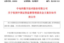 600850，突遭立案！