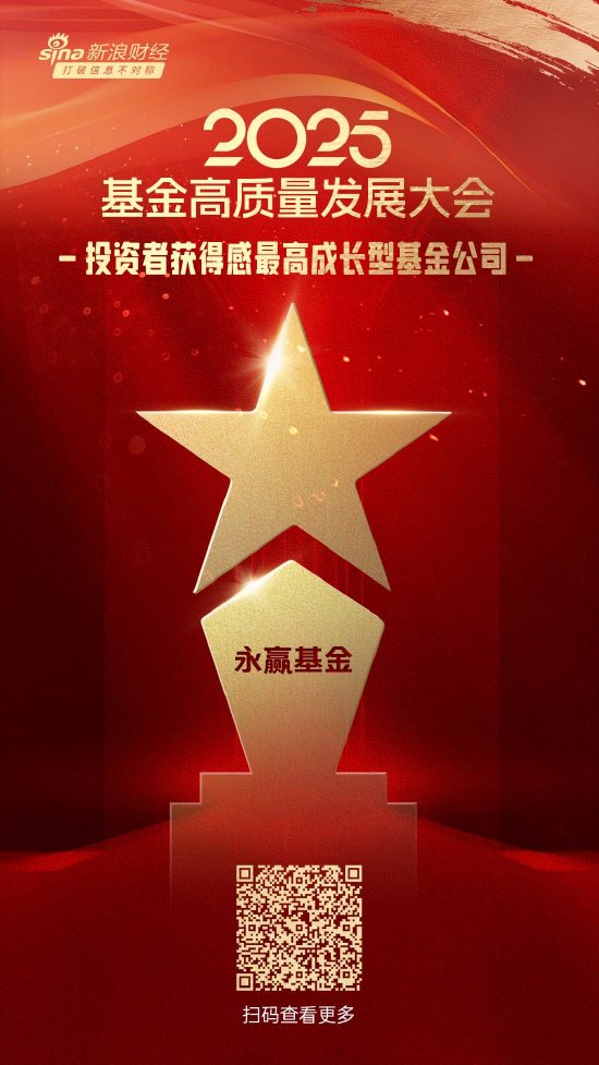 2025公募基金荣誉榜:永赢基金获得2025投资者获得感最高成长型基金公司荣誉 第1张 2025公募基金荣誉榜:永赢基金获得2025投资者获得感最高成长型基金公司荣誉 第1张